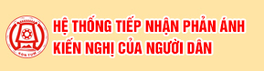 Hệ thống tiếp nhận phản ánh kiển nghị của người dân